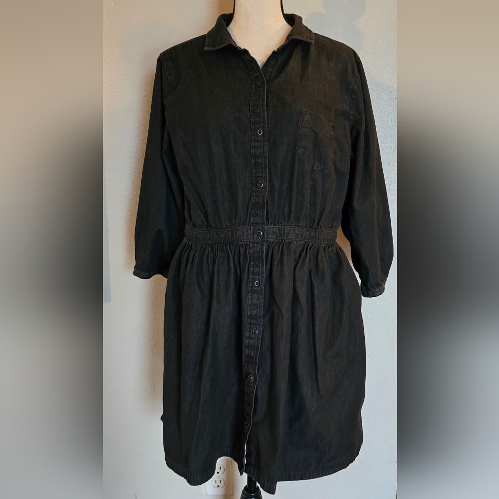 Levi dark wash denim dress